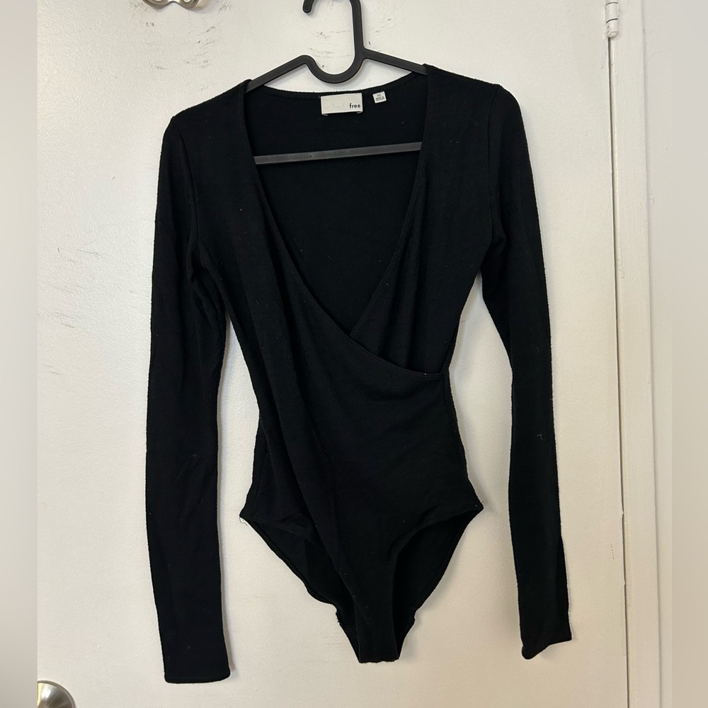 Wilfred free black long sleeve bodysuit